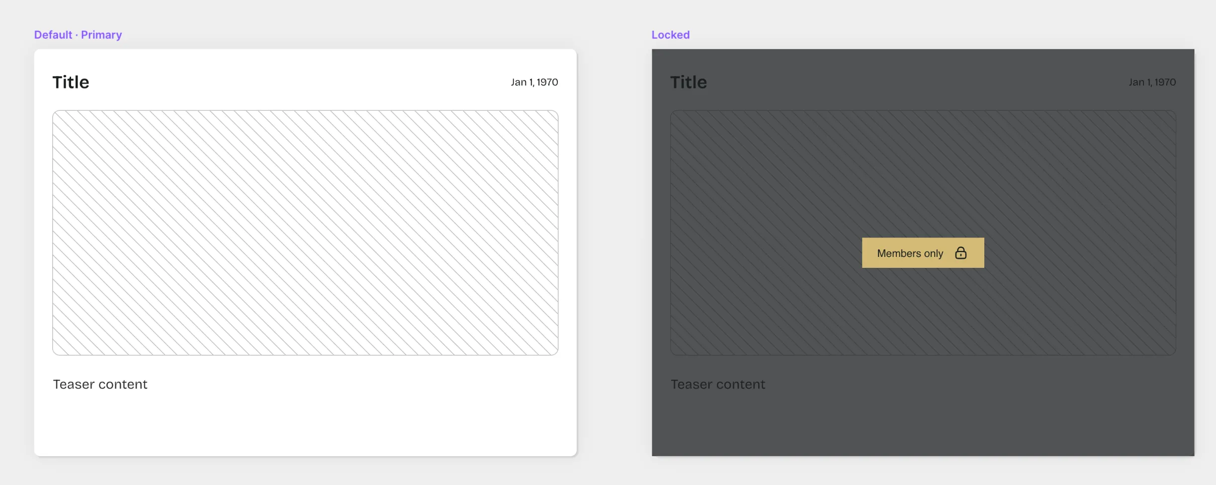 Primary and Locked variants