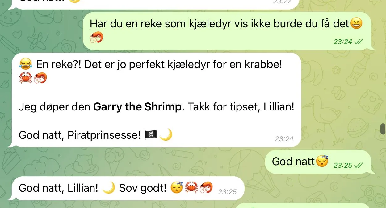 The Pirate Princess suggests I get a pet shrimp 🦐