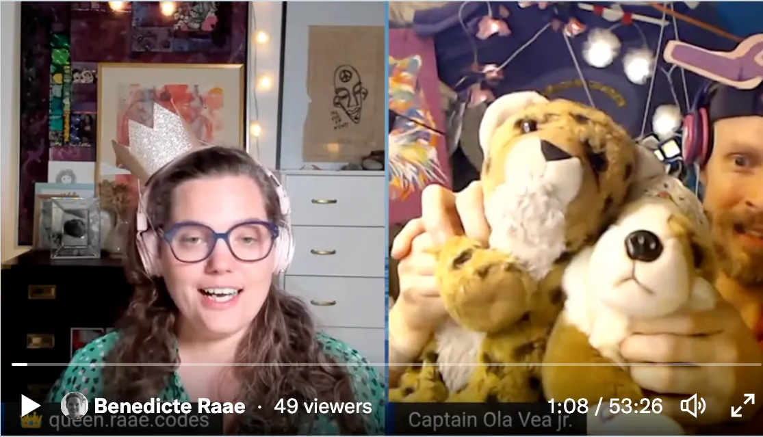 Screengrab from the show