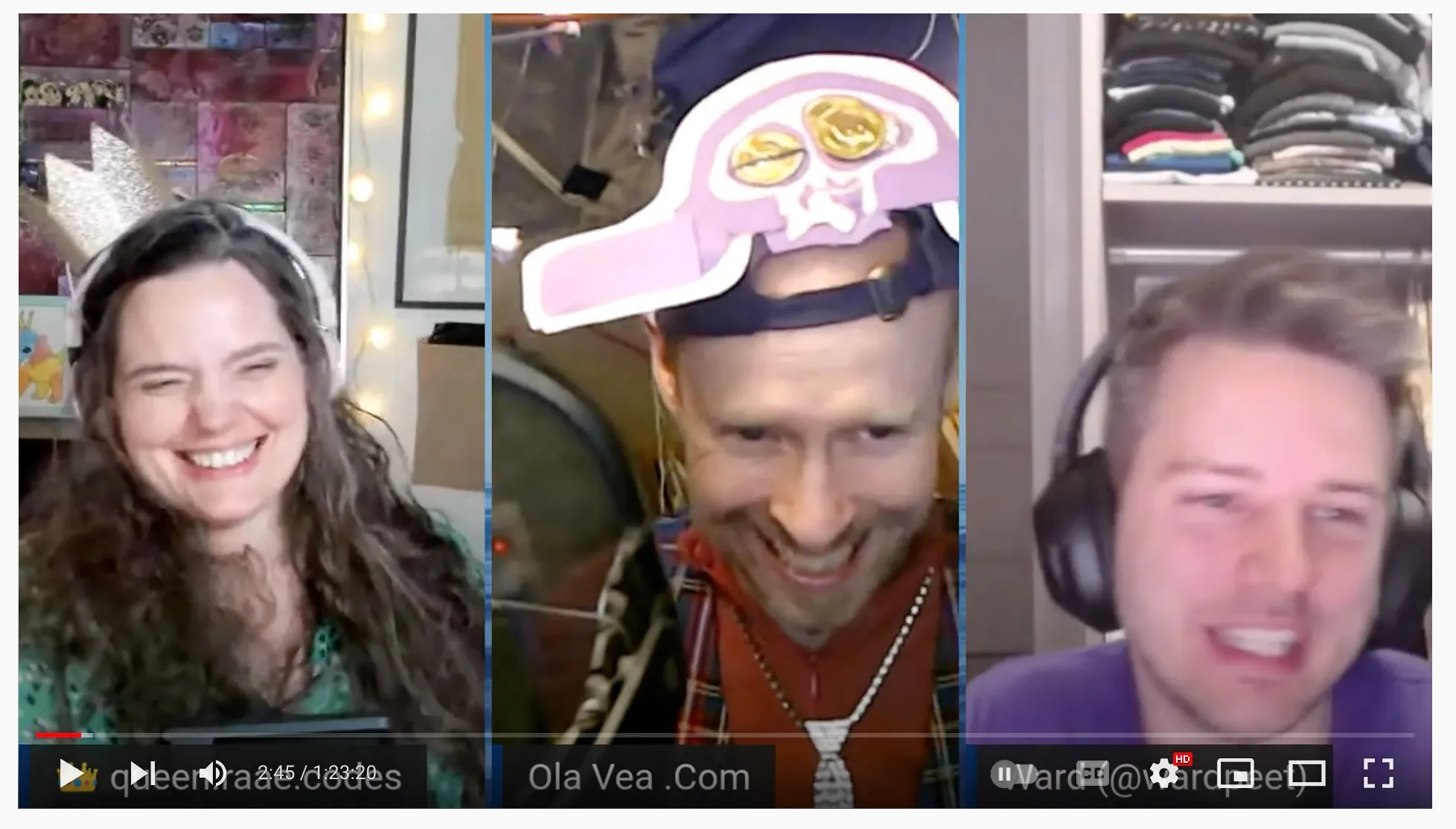 Screengrab of stream