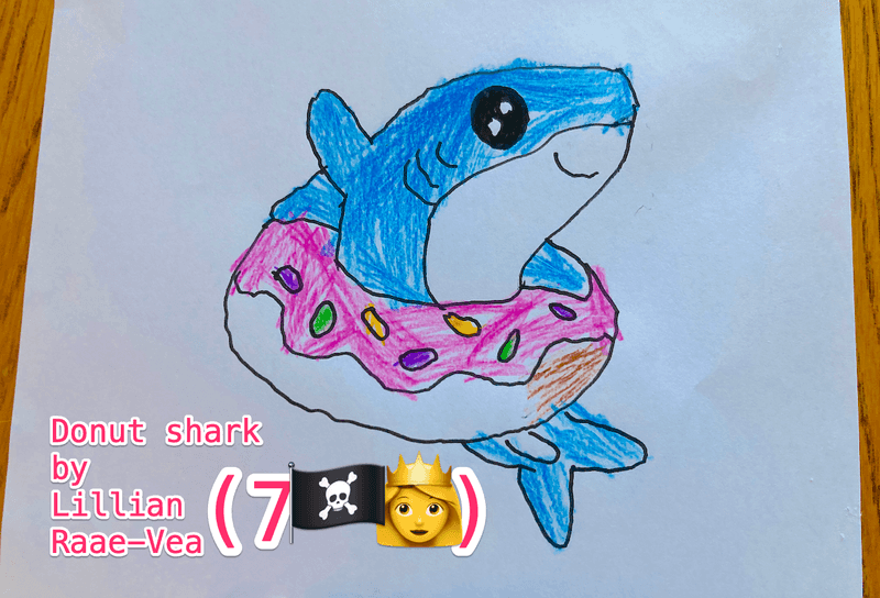 Donut_shark_by_Lillian_Raae-Vea