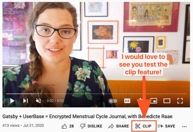 Gatsby + UserBase = Encrypted Menstrual Cycle Journal on YouTube