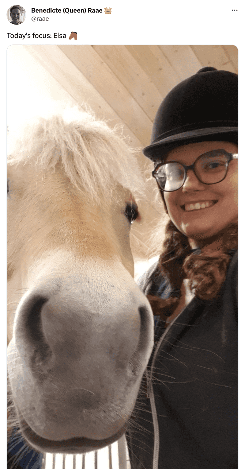 Me and the horse Elsa